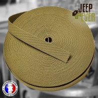 Sangle 40mm kaki au mètre