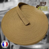 Sangle 40 mm sable au mètre