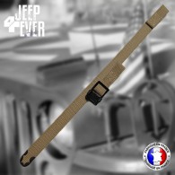 SANGLE DE PELLE SABLE (2 parties)
